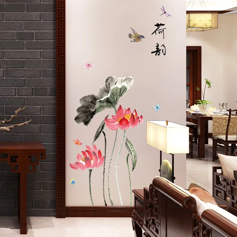 Красивая фотография в китайском стиле искусство росписи с чернилами домашний