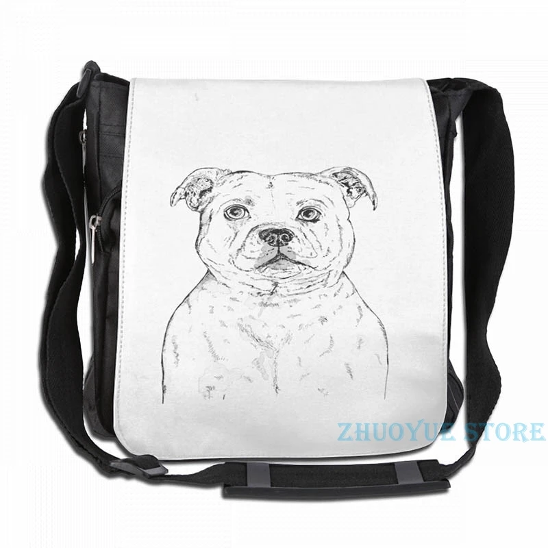 Забавный графический принт стаффордширский бультерьер Staffy USB заряд рюкзак