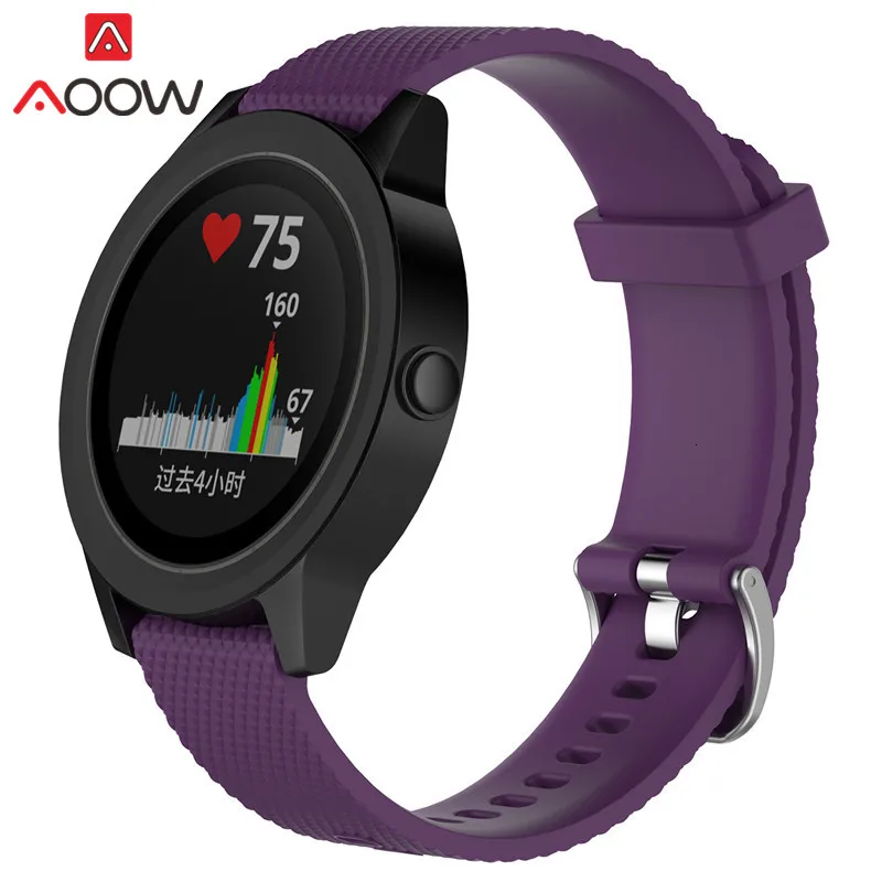 20 мм 22 мм силиконовый ремешок для часов samsung Galaxy Watch Garmin Amazfit сменный Браслет ремешок для часов gear Sport S2 S3