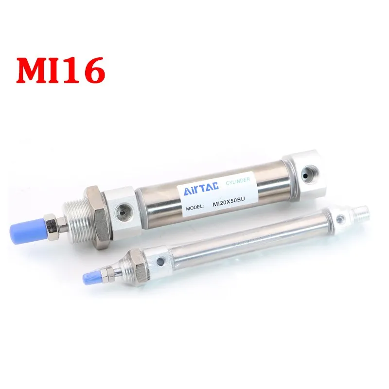 

Stainless Steel Mini Cylinder MI16X25X50X75X100X125X150X175X200 MI16