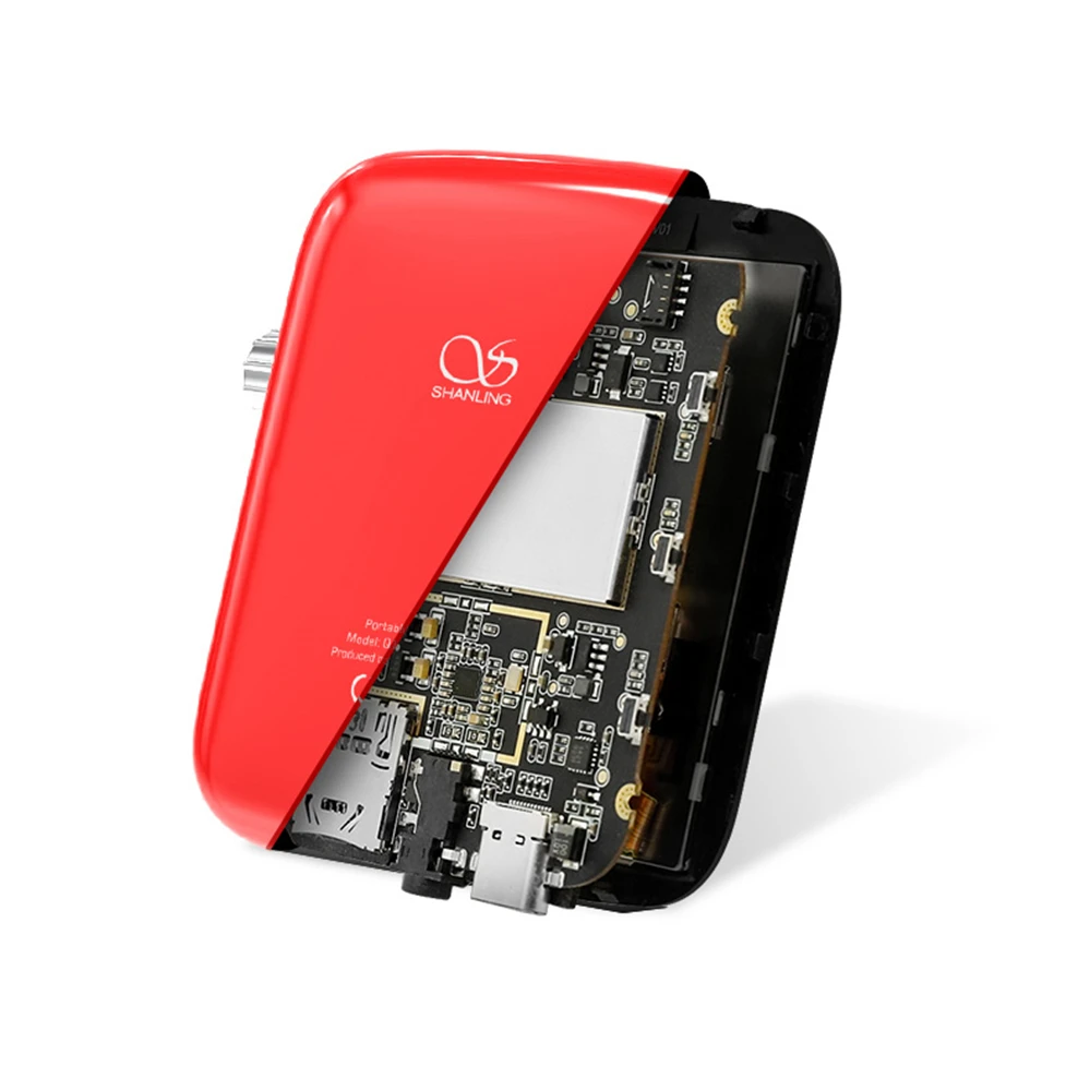 Shanling Q1 ES9218P DAC/AMP двухсторонний Bluetooth Портативный Hi-Fi аудио музыкальный плеер MP3 с