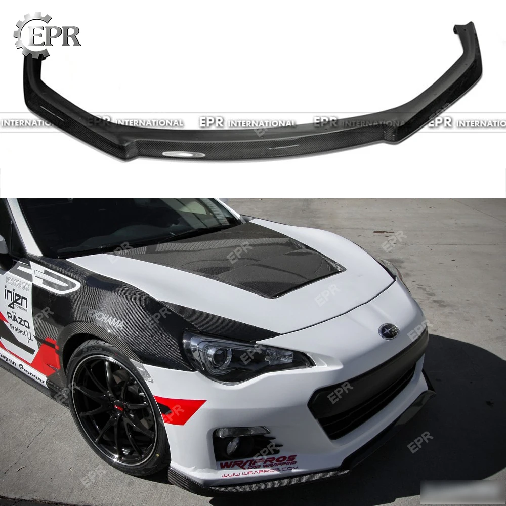 Углеродная Передняя Накладка для губ FT86 GT86 FRS CS2 стильный комплект передней части