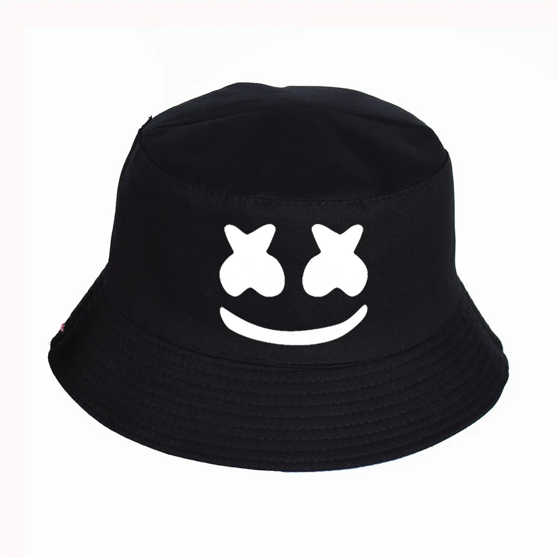 

Casual Embroidery 8 colors Smiley Face Fisherman Hat For Women Men Fashion Simple Outdoor Friends Visor Sun Basin Hats