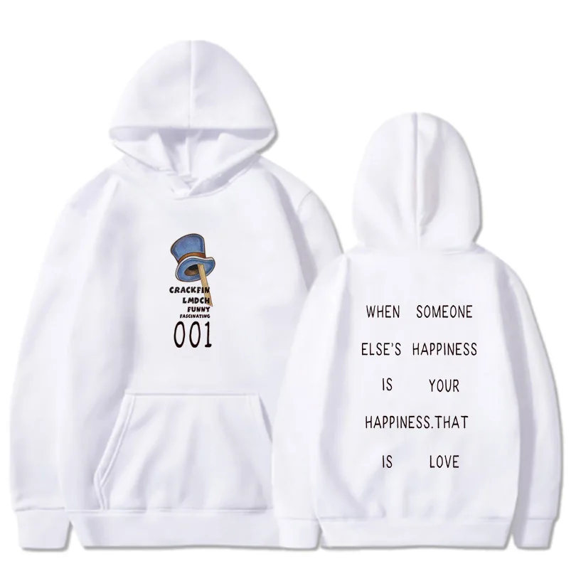 

Fashion Hat Letter Printed Hoodies Streetwear Sweatshirt Men Women Autumn Winter Hip Hop Pullover Male Casual Clothing