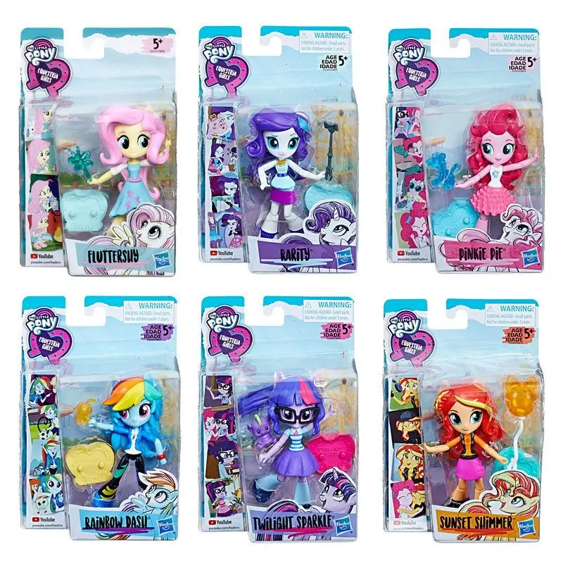 Hasbro My Little Pony Эквестрия Девочки 12 см 4 5 дюйма Сумерки Мини-куклы персонаж