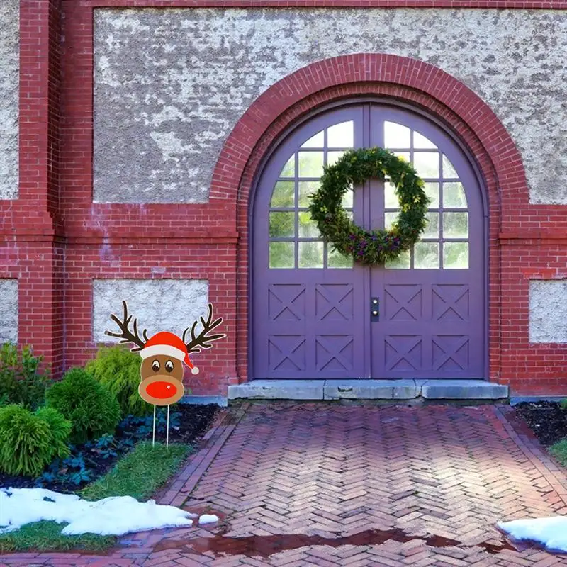 

2Pcs Christmas Yard Signs Garden Stakes Lawn Decorations Garden Stakes Lawn Decorations Yard Signs for Christmas