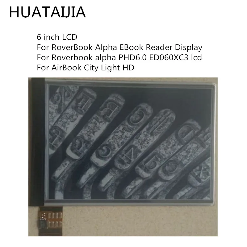 6 дюймов для RoverBook Alpha чтения электронных книг Дисплей Roverbook alpha PHD6.0 ED060XC3 ЖК дисплей