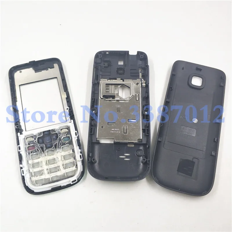 Новый Полный Корпус для Nokia 2730C 2730 Рамка передней панели + задняя крышка