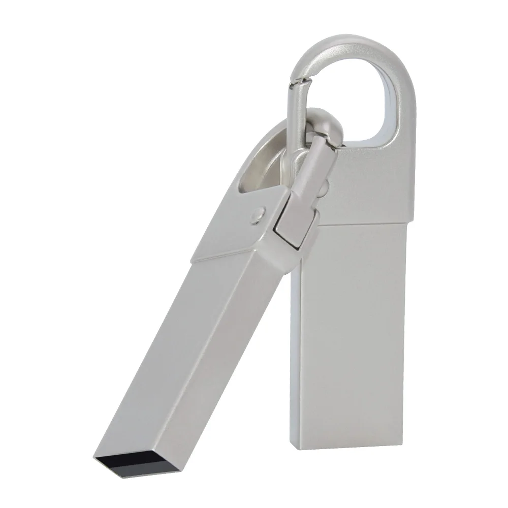 Металлический usb флеш накопитель с логотипом на заказ крючком 64 ГБ 2 0 32 карта