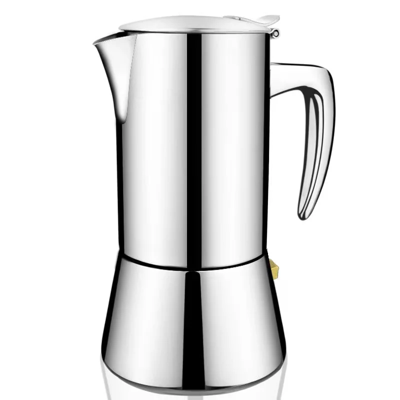 Кофеварки Эспрессо Geyser 4/6 чашек 304 нержавеющая сталь Индукционная кофеварка Мока