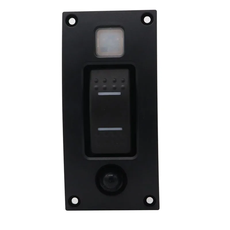 

12V 24V Marine Boat Car Switch Panel ON-OFF-ON Waterproof Switch with Built-in 20A Reset Circuit Breaker