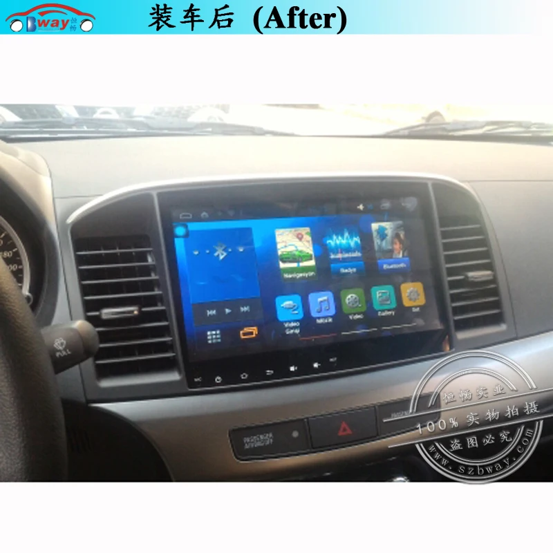 

HACTIVOL 10.1" 1024*600 Quadcore android 8.1 car radio for MITSUBISHI Lancer 2014 car DVD player GPS Navi Wifi bluetooth SWC