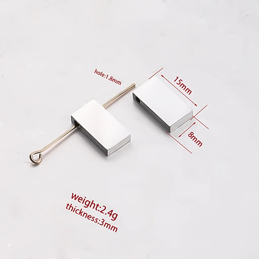 Подвески Semitree из нержавеющей стали 5 шт. 10 мм для изготовления украшений сделай