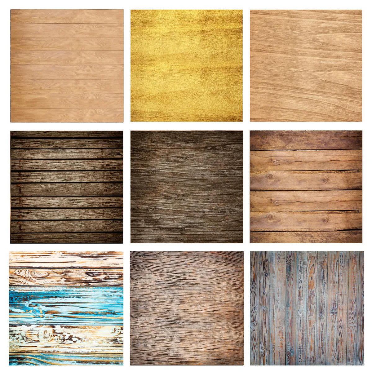 

Wooden Board Photography Backdrop Vinyl Background Decoration Studio Photo Props