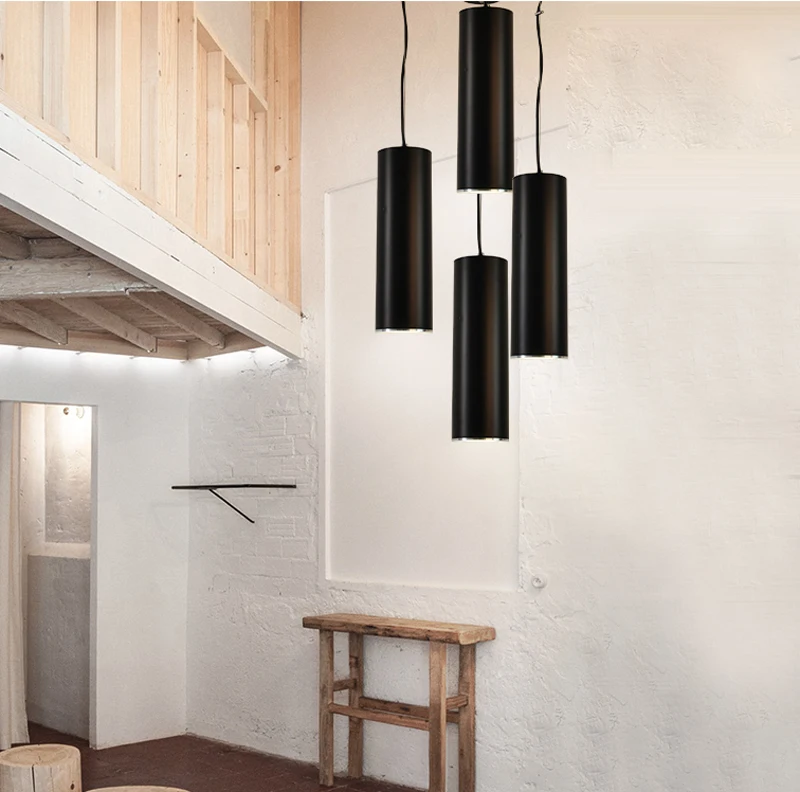 Цветная лампа на заказ диаметр 12 см алюминиевая трубка светодиодная Подвесная с