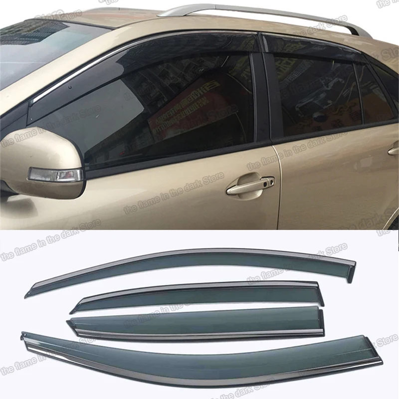 Акриловый дождь для окна автомобиля дверной козырек защита lexus rx rx330 2003 2002 2004 2005 2006