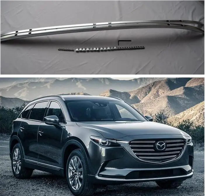 

Aluminum Alloy Screw Installation Roof Rack & Cross bar baggage luggage For Mazda CX9 CX-9 2017 2018 2019 2020