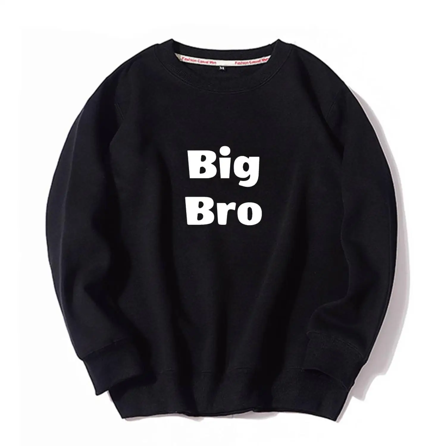 

Big Bro Toddler Long Sleeve Top Hoodie Winter Fleece Sweatshirt Gift For Child Cute Cotton Jacket