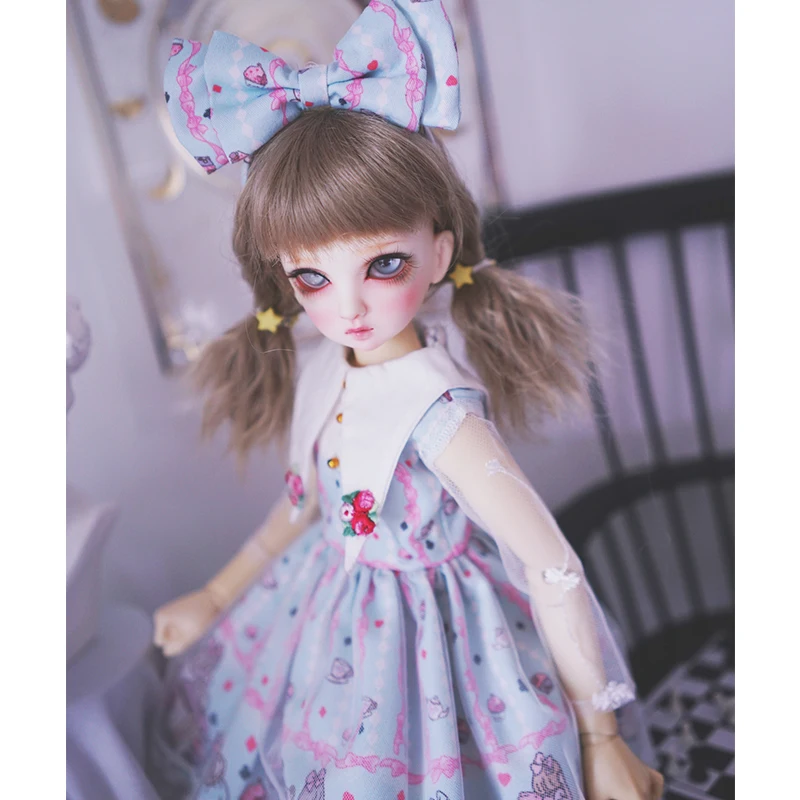 BJD кукла платье 1/4 1/6 1/3 BJD кукла платье+ украшение для волос+ Носки для 1/6 1/4 1/3 BJD кукла аксессуары для куклы одежда костюм для девочек