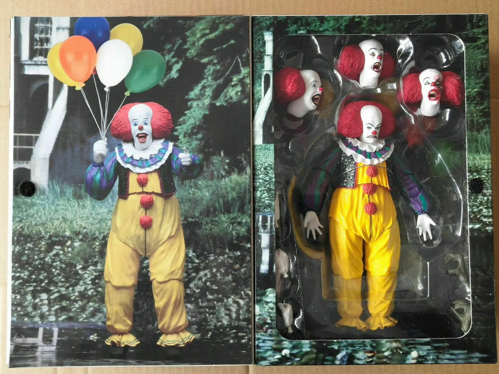 Новинка экшн фигурка клоуна NECA IT Pennywise 1990 Ultimate 7 дюймов игрушки кукла из фильма