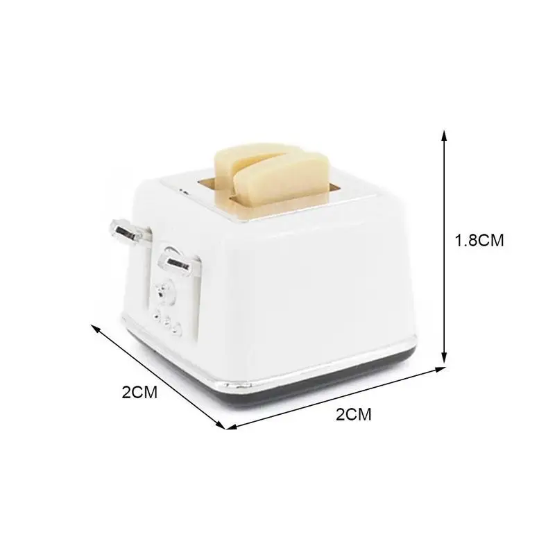 

1:12 Doll House Doll House Mini Bread Machine Simulation Scene Accessories