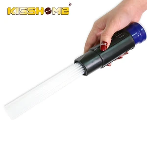 Голубая щетка для чистки пыли, Универсальная насадка для пылесоса для удаления грязи, головка для автомобильного очистителя, Портативные Инструменты, аксессуары для папы, мамы