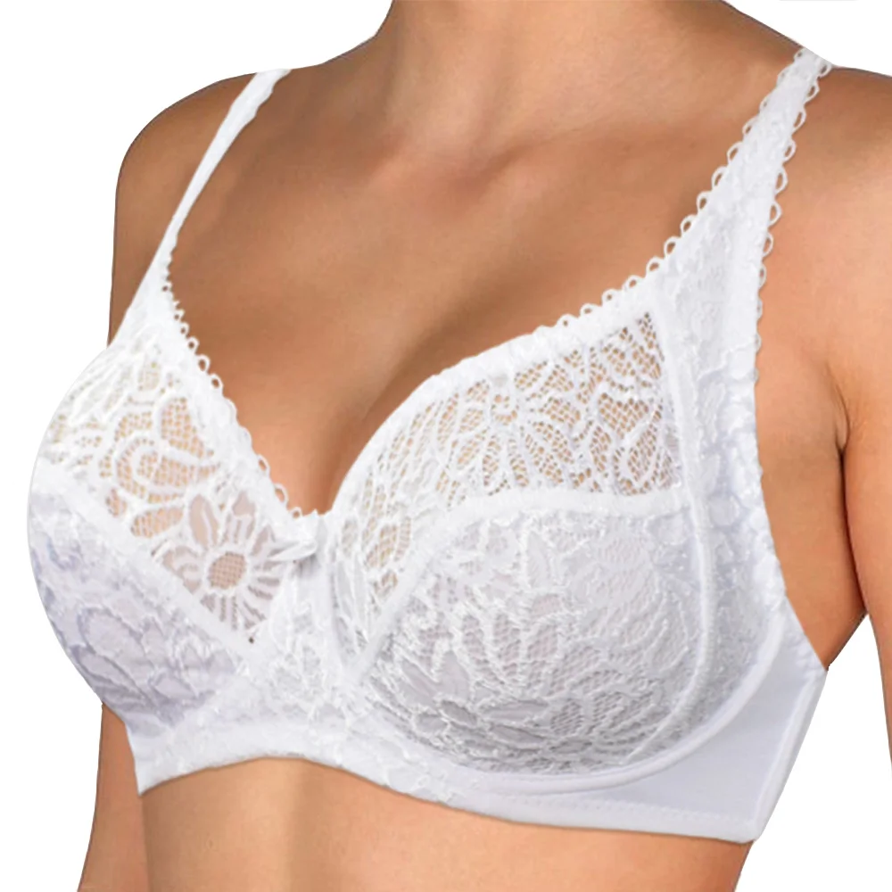 

Plus Size Bras For Women Lace Bralette Bra Femme Transparent Large Brassiere Tops Underwear Sexy Lingerie C D DD E F Cup