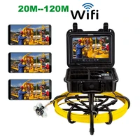 eyoyo 9 wireless wi fi pipe inspection video underwater camera 30mdrain sewer pipeline industrial endoscope with meter counter