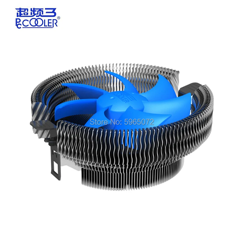 

Кулер Pccooler 3PIN для бесшумного воздушного процессора, охлаждающий вентилятор, компьютерные аксессуары, кулер, радиатор, алюминиевый процессо...
