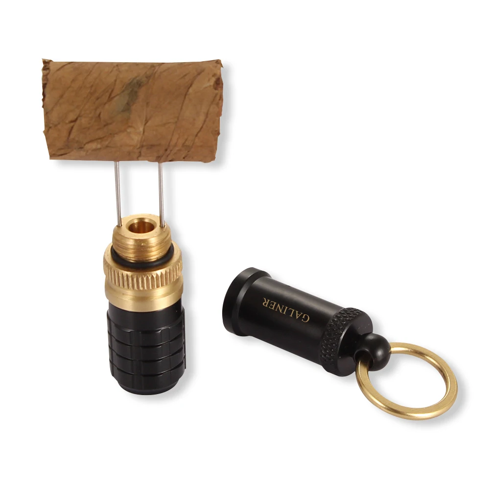 

Galiner Pocket Cigar Punch Cutter Mini Metal Sharp Cigar Puncher Drill Hole Function Accessories Cutter Cigar Needles