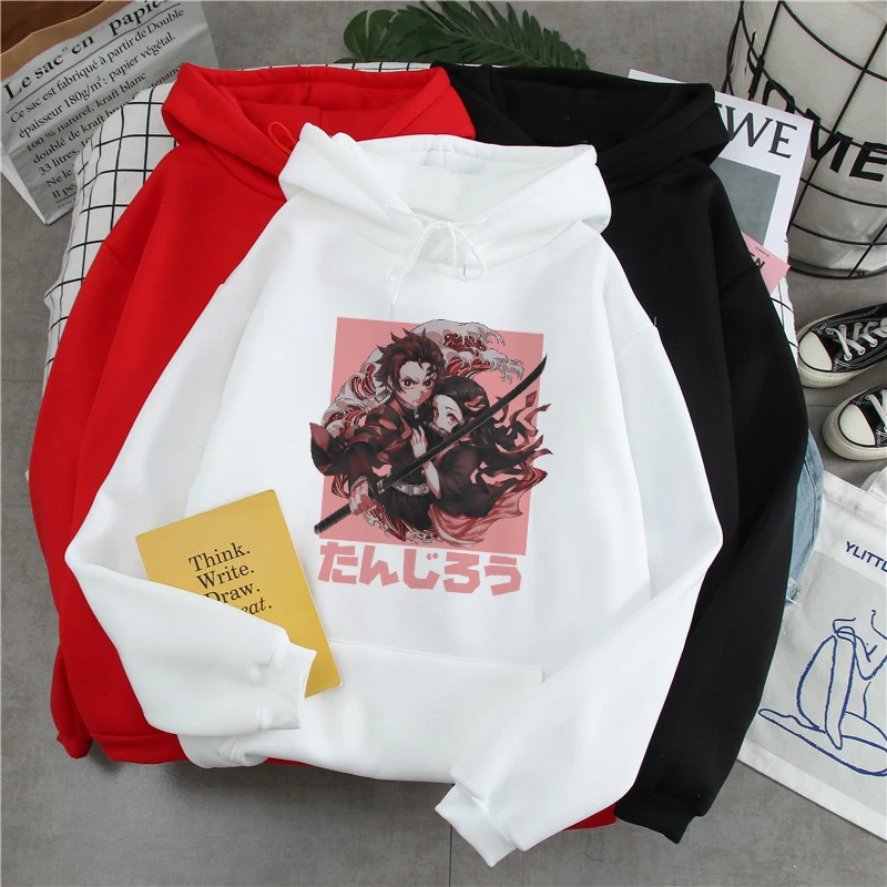 

Hot Japanese Anime Demon Slayer Hoodies Men Kawaii Movie Kimetsu No Yaiba Rengoku Graphic Streetwear Unisex Sweatshirts Male