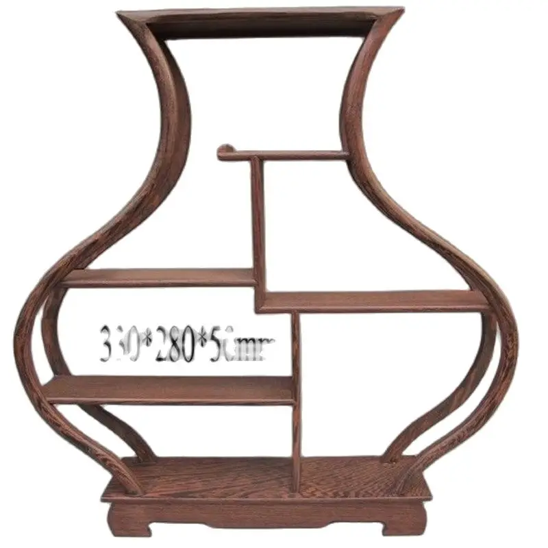 Красивая деревянная подставка/полка для NETSUKE/табачных бутылок или сувениров