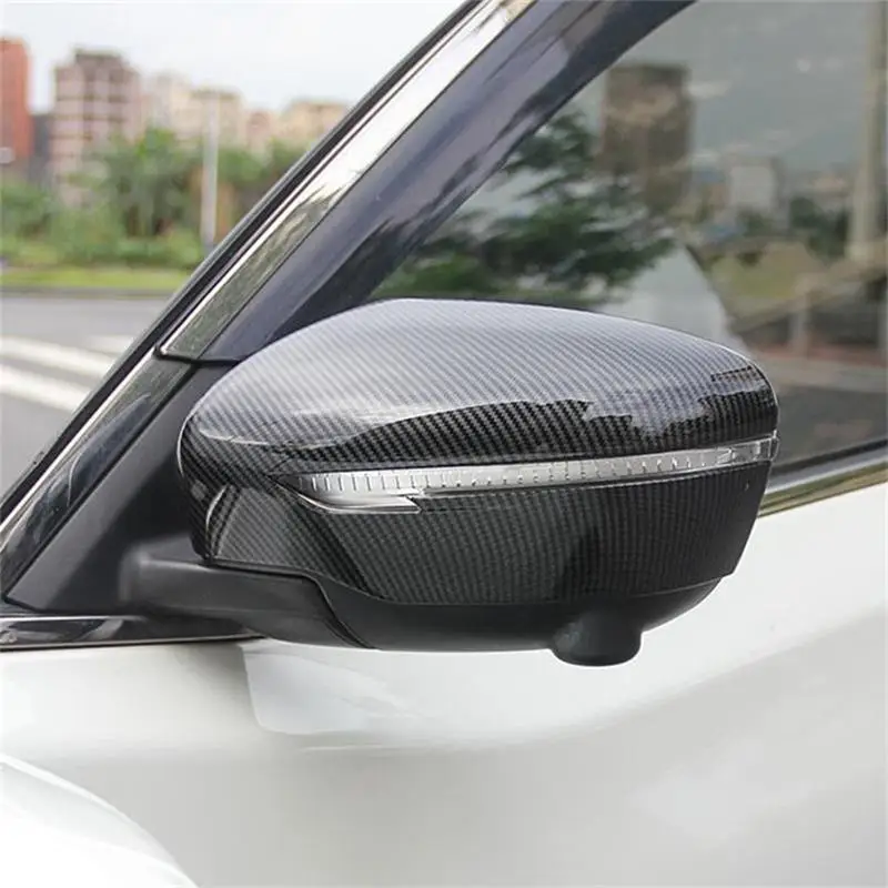

Car Side Door Rearview Mirror Cover For Nissan Qashqai J11 Rogue Serena C27 Murano Juke X-Trail T32 2015 2016 - 2020 Pathfinder