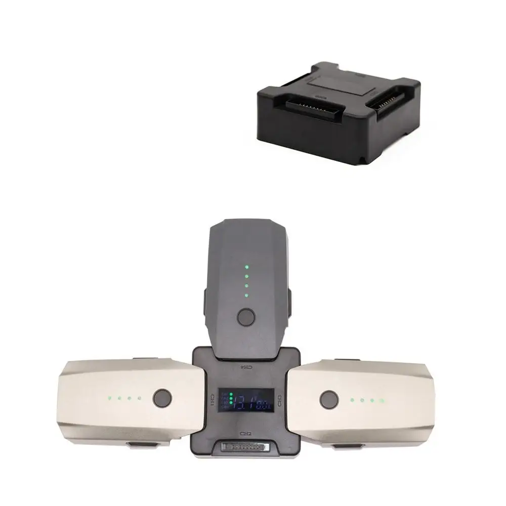 4 in1 Дрон Батарея зарядная станция с цифровым Дисплей для DJI Mavic Pro быстрое Смарт