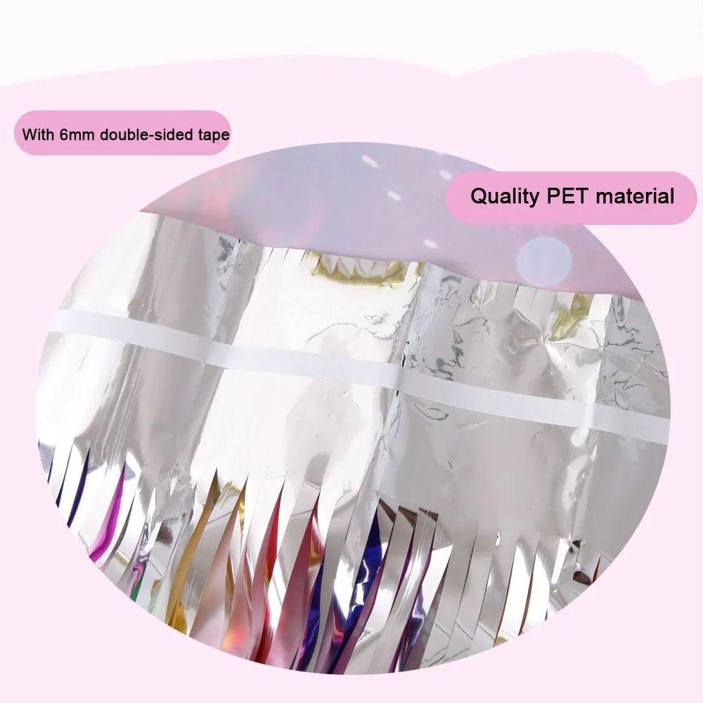 2 м Радужный Блестящий Свадебный фон стенд фотобудка украшения для дня рождения