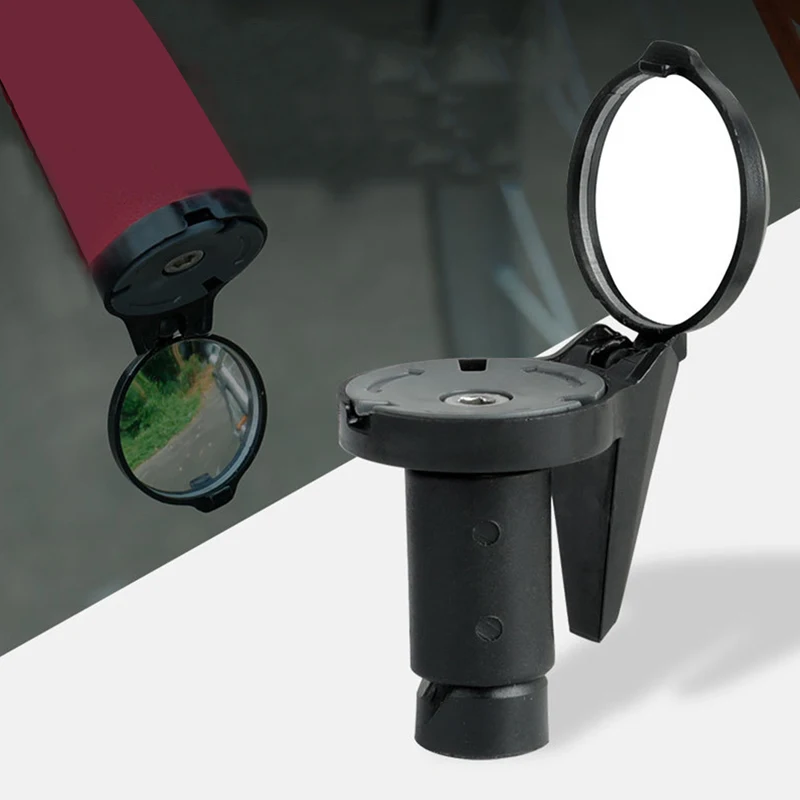 

Bicycle Drop Bar Rear View Convex Mirror Handlebar Drop Bar Universal Left Right Mount Acrylic Convex Back Sight Reflector