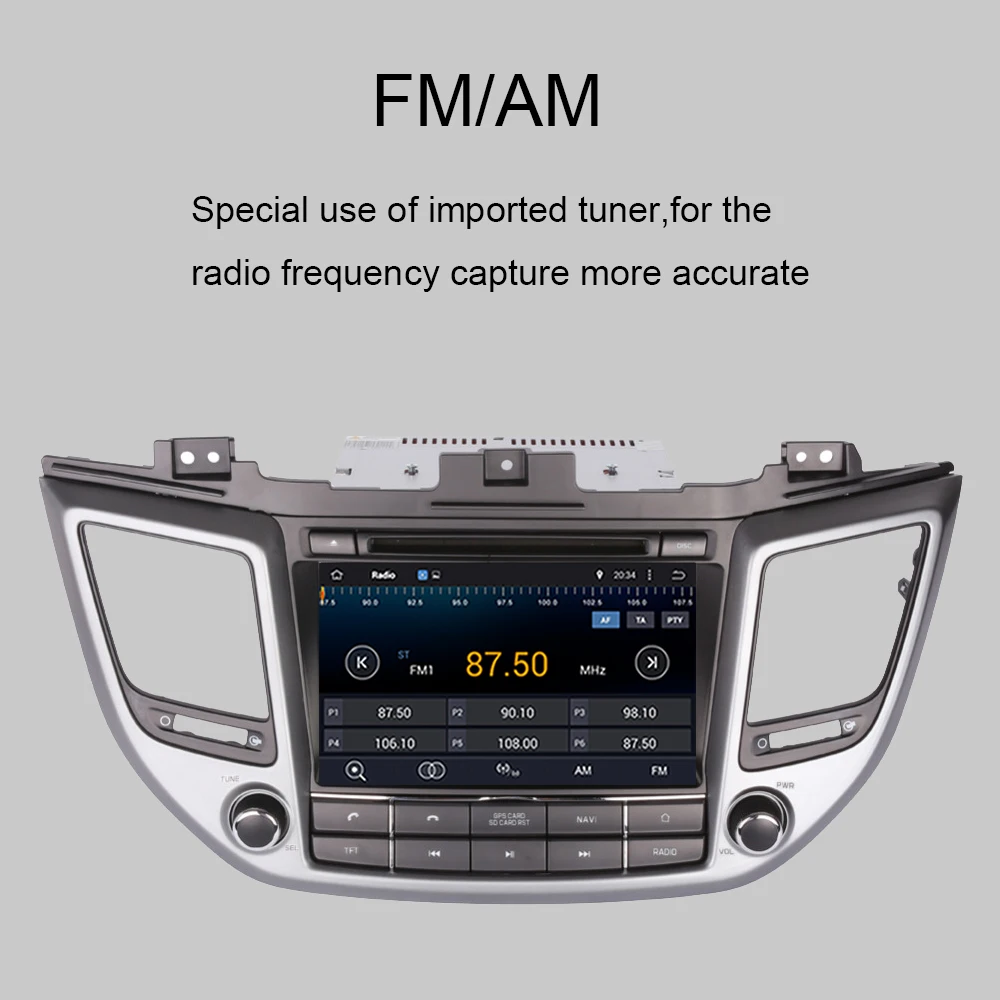 Автомобильный GPS-навигатор Android 10 0 для Hyundai Tucson IX35 2015-2022 правое вождение