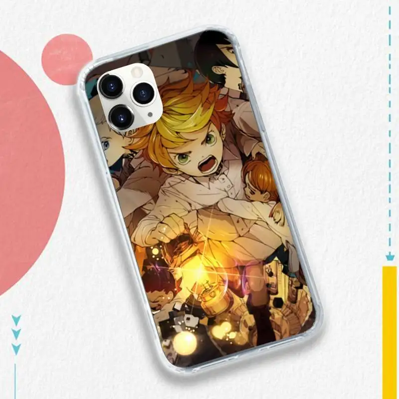 

The Promised Neverland Anime high quality Phone Case shell for iPhone 11 12 pro XS MAX 8 7 6 6S Plus X 5S SE 2020 XR