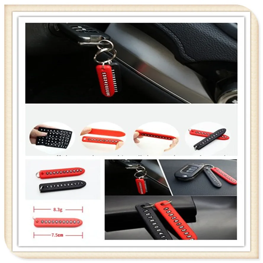 Анти потерянный телефон номерной знак брелок подвеска авто автомобиль для Honda