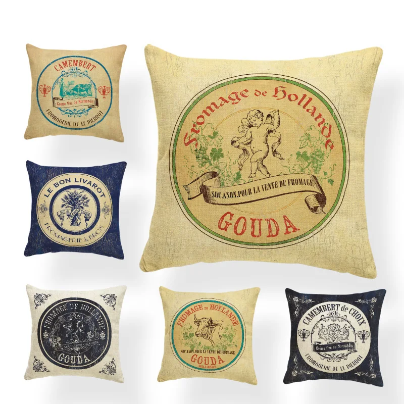 Нидерландская подушка для сыра животных Готическая футбольная комната крупного