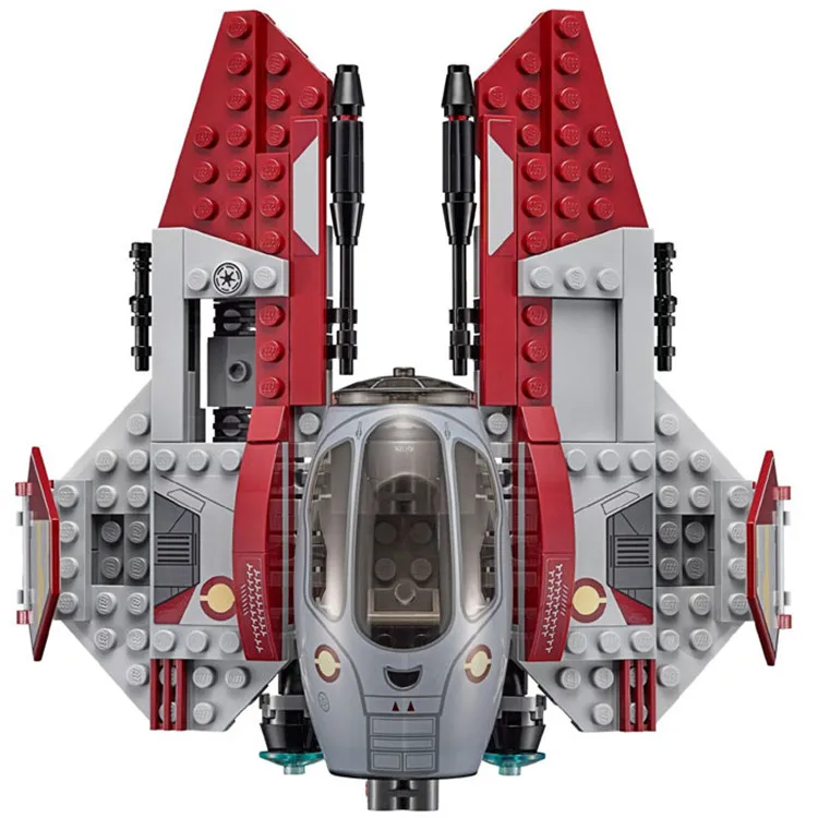 Star Obi Wan's Jedi Interceptor Wars модель строительные блоки совместимы с Iegoset 75135 05020 фигурка