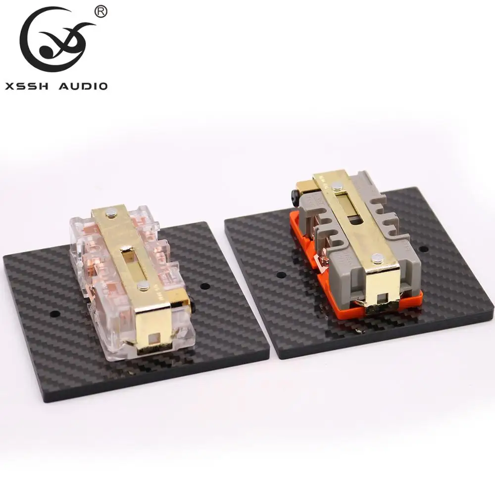 2 * США KS-II # Мощность разъем Hi-end "сделай сам" Hi-Fi Медь покрытием 24k gold 20amp 20A 125V