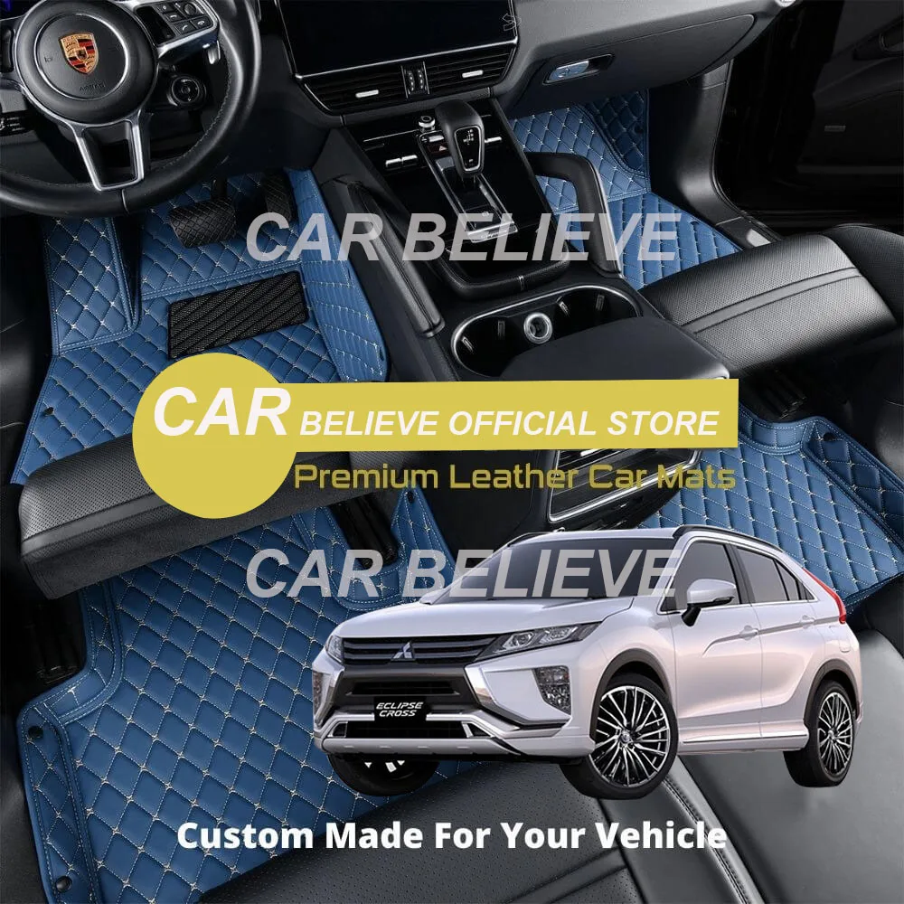 

Leather Car Floor mats For Mitsubishi Eclipse Cross 2017 2018 2019 2020 Carpets Rugs Pads Interior Parts Accessories
