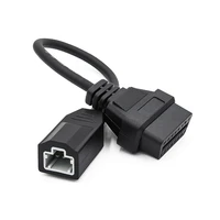 suitable for honda 3 pin to 16 pin connector adapter obd2 obdii cable adapter