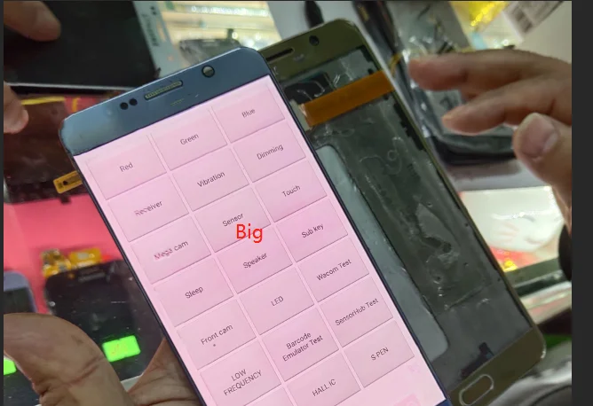 Оригинальный ЖК дисплей для Samsung Note 5 дигитайзер сенсорного экрана Galaxy N920 N920I N920G
