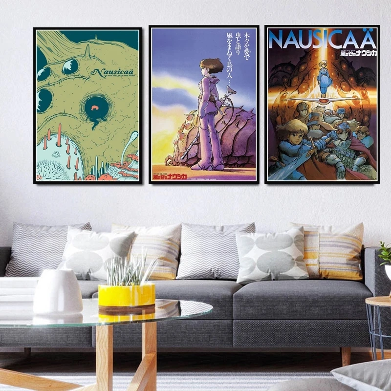 

Japan Anime Nausicaa Van De Vallei Van De Wind Movie Poster Prints Canvas Schilderij Wall Art Foto Voor Woonkamer Home Decor
