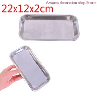 1pcs stainless steel surgical dental dish environmental convenient useful popular tray lab instrument tools storage