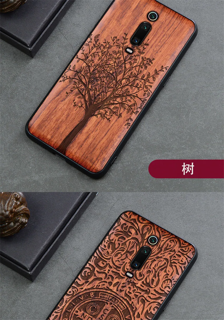 Для Xiaomi mi 9t чехол Boogic Wood funda Red mi k20 Pro Rosewood TPU противоударный задний Чехол для телефона Xiaomi mi 9T Pro Чехол