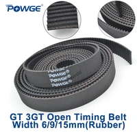 powge gt 3gt open synchronous timing belt width 6915mm 3gt 63gt 93gt 15 rubber small backlash accuracy positioning 3gt belt