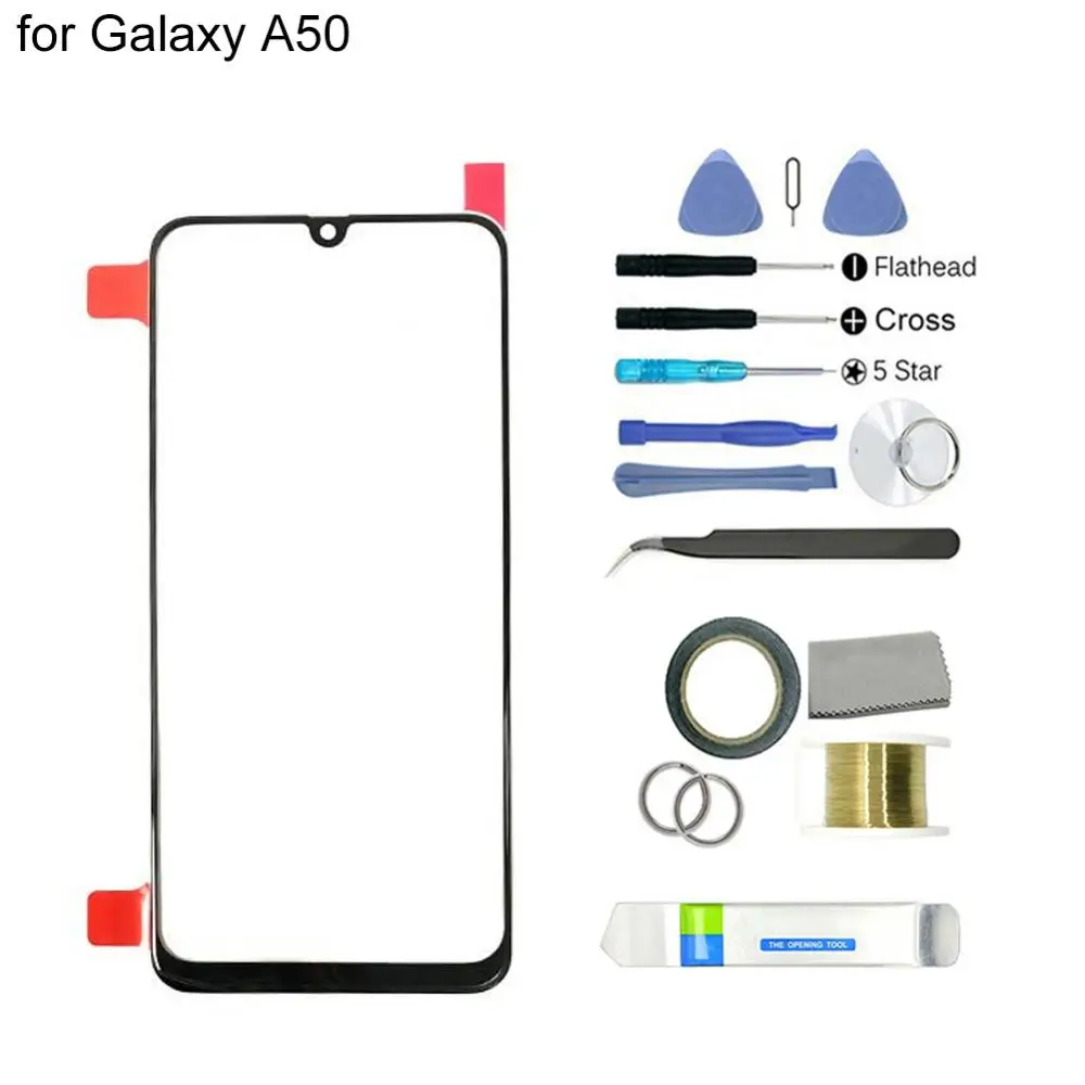 

Replacement Front Glass Screen Lens Repair Kit for Samsung Galaxy A10 A60 A90
